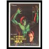 Image 1 : Incredible Hulk, The (TV) - Original Italian Release Poster