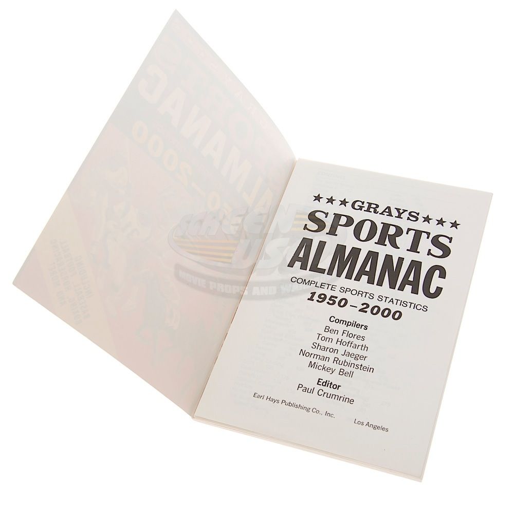 Back To The Future 2 Grays Sports Almanac