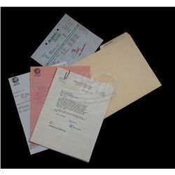 Close Encounters of the Third Kind - Production Used Paperwork