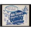 Image 1 : Dumbo - Original 1960s Re-Release Half-Sheet Poster