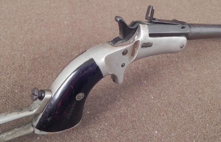 J. Stevens Bicycle Rifle Antique 22 Caliber Gun