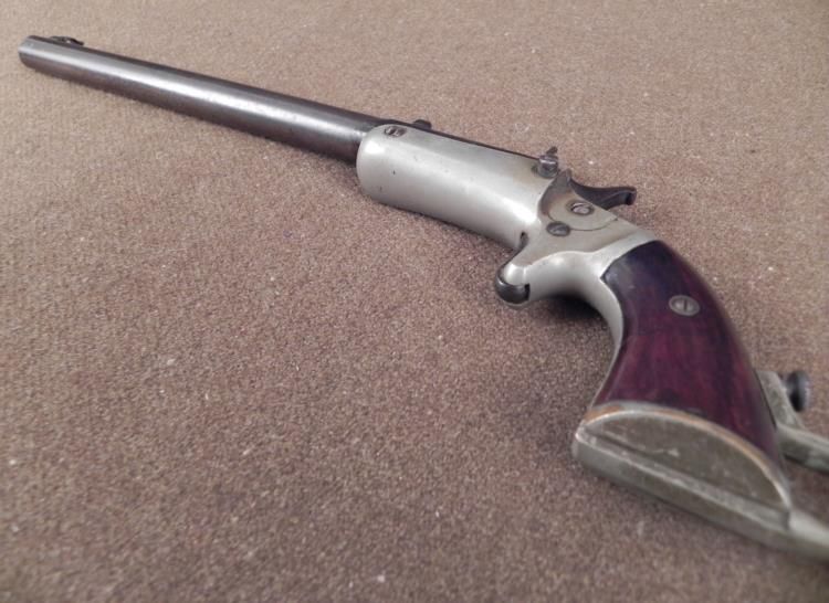 J. Stevens Bicycle Rifle Antique 22 Caliber Gun