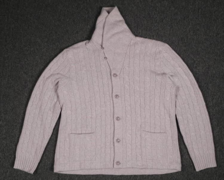 Polo Mens Cashmere Cardigan Button Up Sweater XXL