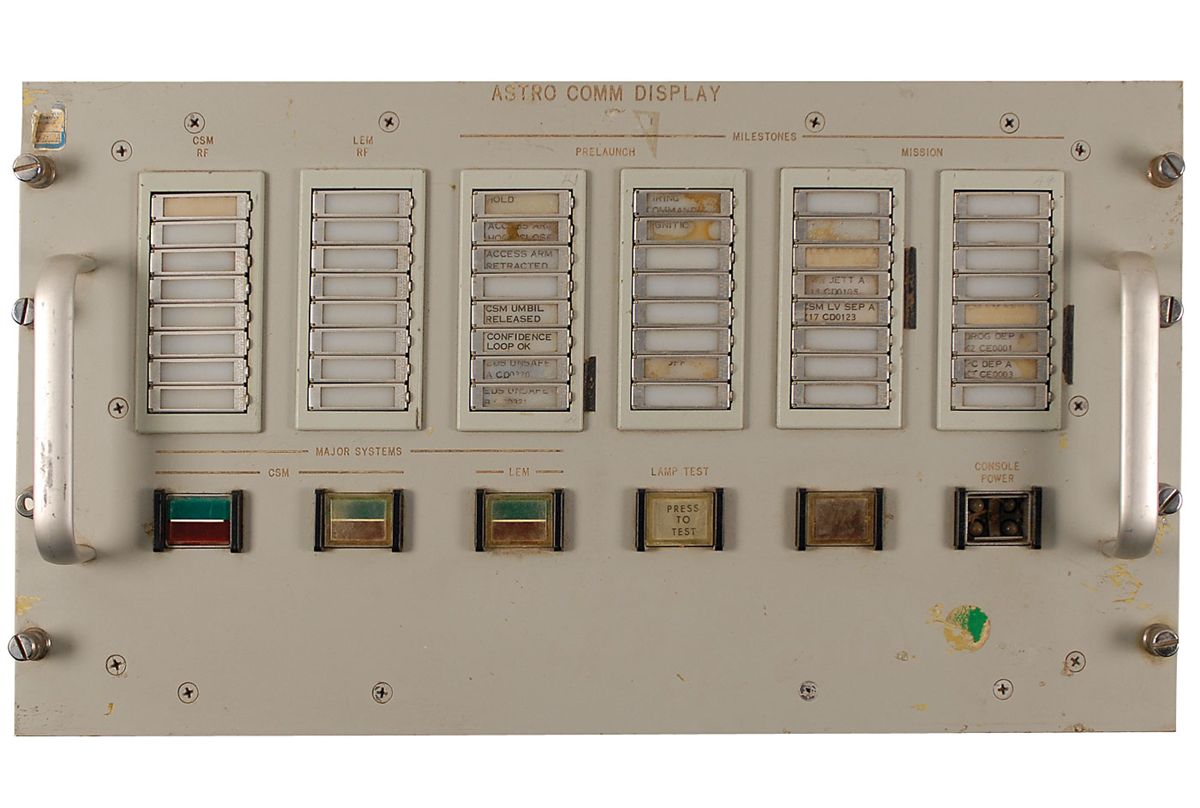 Apollo Ground Control Panel Apollo Control Panel