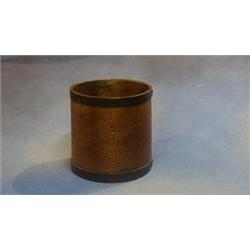 A George V wooden gallon grain measure £50-75...