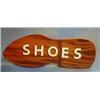 Image 1 : A large wooden sign marked "Shoes" 30" £40-60...