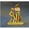 Image 1 : A Royal Worcester Mid Summer Nights Dream figure group of Snout and Bottom, the base marked 1864,...