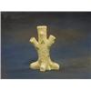 Image 1 : A Beleek pottery vase in the form of a tree stump, the base with green mark and RD No. 0857  £30-...