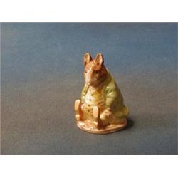 A Beswick pottery figure "Samuel Whiskers" with gold stamp to the base from F Warren & Co. £40-60...