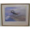 Image 1 : After Frank Wootton, limited edition coloured print "Spitfire Escorting American Bombers" signed...