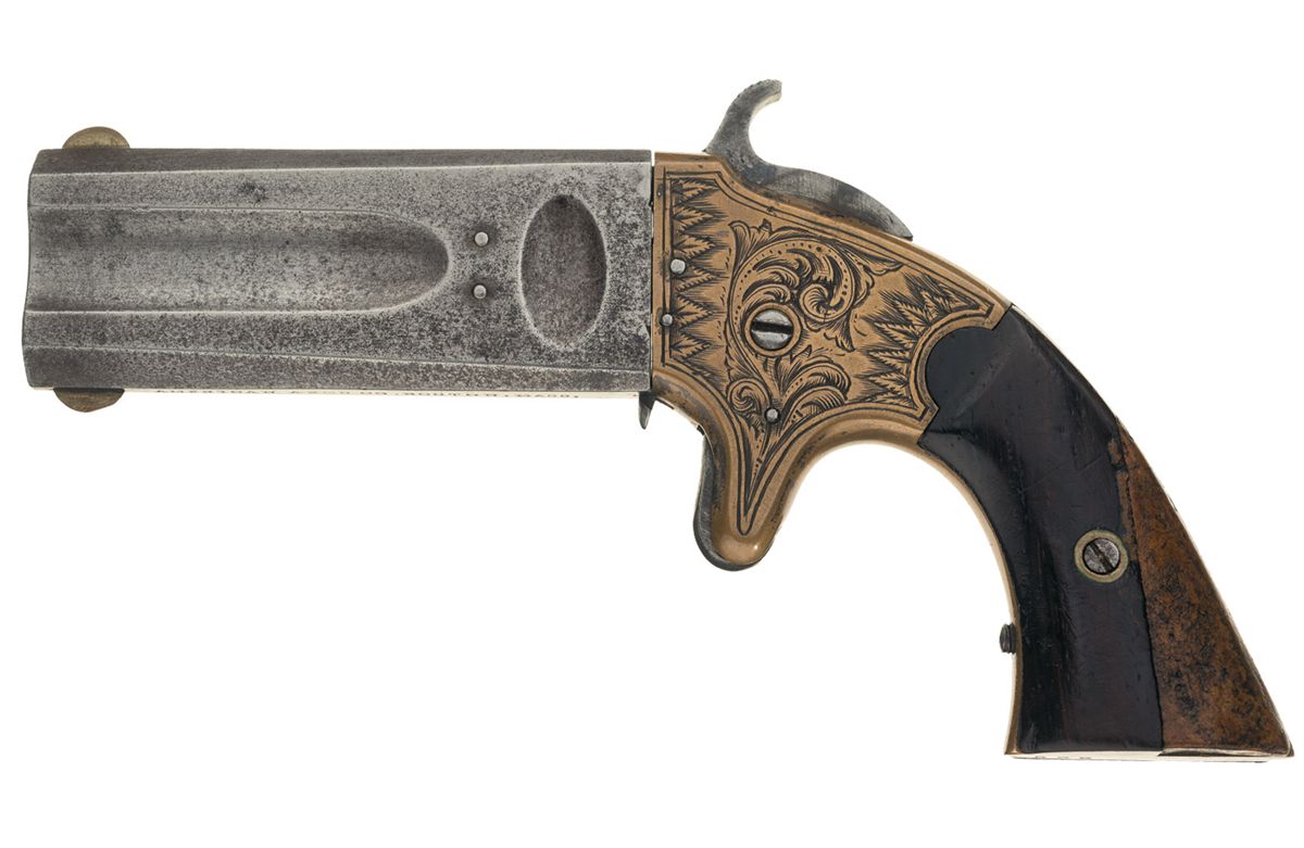 Scarce Factory Engraved American Arms Dual Caliber Over/ Under ...