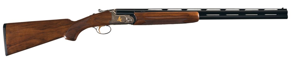 Engraved and Gold Highlighted Franchi Veloce 28 Gauge Over/Under Shotgun
