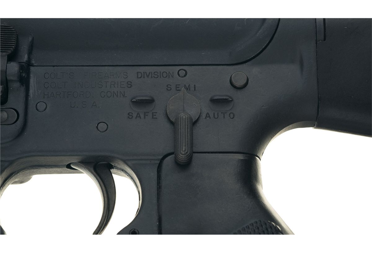 Rare Original Fully Automatic Class III Colt Firearms M16 Rifle with