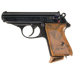 Excellent Walther RZM Etched PPK Semi-Automatic Pistol with Holster and Extra Magazine