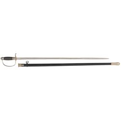 Unmarked SS Officer Candidates Sword, Attributed to Paul Mueller's Reichs Training Smithy at Dachau