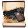 Image 1 : Excellent Colt Model 1908 Hammerless .25 Pocket Pistol with Original Box