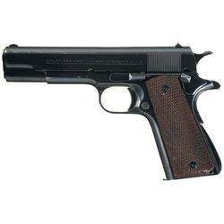 Pre-World War II Colt Super 38 Semi-Automatic Pistol with Heiser Holster
