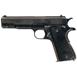 Documented Argentine Sistema Colt Model 1927 Semi-Automatic Pistol as Pictured in Charles Clawson's 