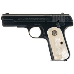 Colt Model 1903 Hammerless Semi-Automatic Pistol with Pearl Grips