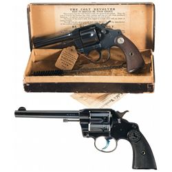 Collector's Lot of Two Excellent Colt Double Action Revolvers -A) Colt Police Positive Double Action