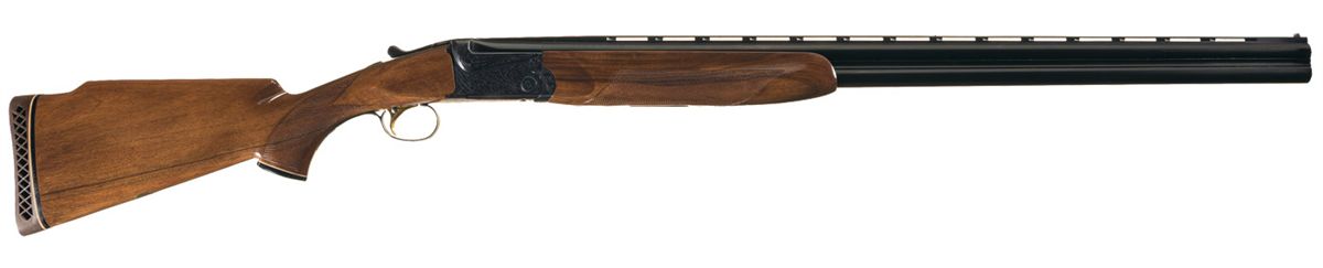 Engraved Ithaca Imported SKB Model 600 Over/Under Trap Shotgun
