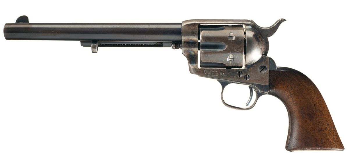David F. Clark Sub-Inspected Colt Single Action Cavalry Model Revolver