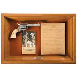 Documented New York Engraved Colt Black Powder Single Action Army Revolver Attributed by W. Parker L