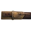 Image 4 : Magnificent Gold and Tortoiseshell Furnished European Hunting Sword with Sheath, Utility Knife and B