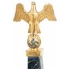 Image 2 : Attractive Pair of Gold and Marble Nazi Candelabra, Bearing Adolf Hitler's Monogram and Attributed t