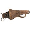 Image 1 : Rare 1912 Pattern USMC Marked Leather Holster with Leg Strap