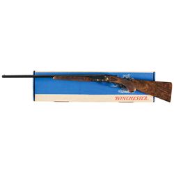 Engraved and Gold Inlaid 20 Gauge Skeet Grade Winchester Model 21 Side by Side Shotgun