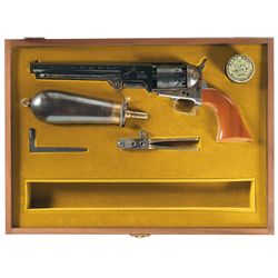 Cased Colt Second Generation 1851 Navy Conquistadores Del Cielo Special Edition Percussion Revolver 