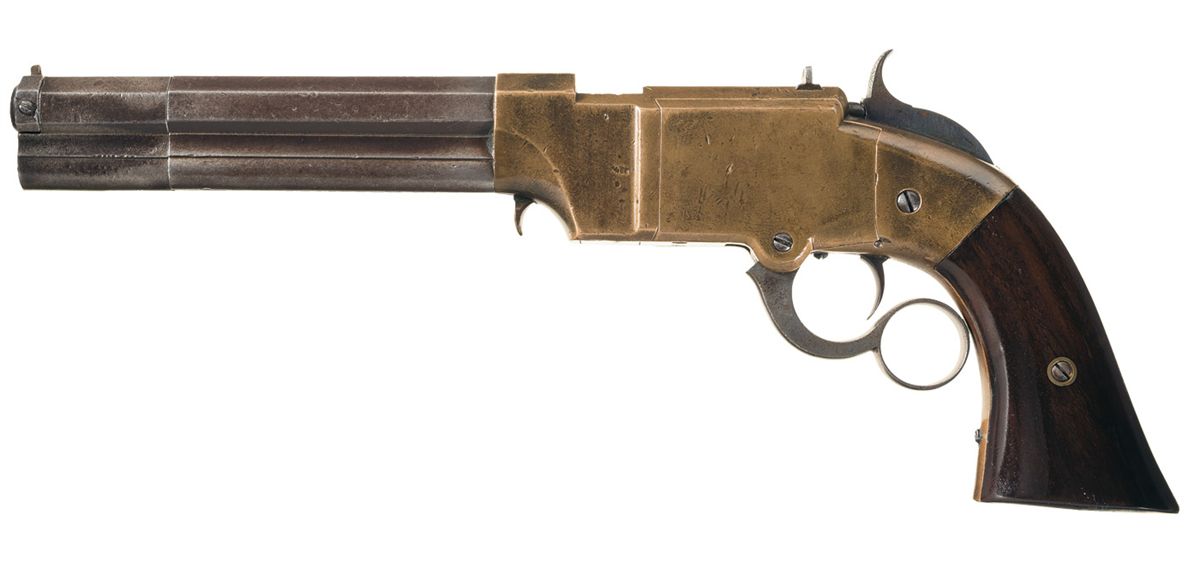 Desirable Volcanic Repeating Arms Company Lever Action Navy Pistol