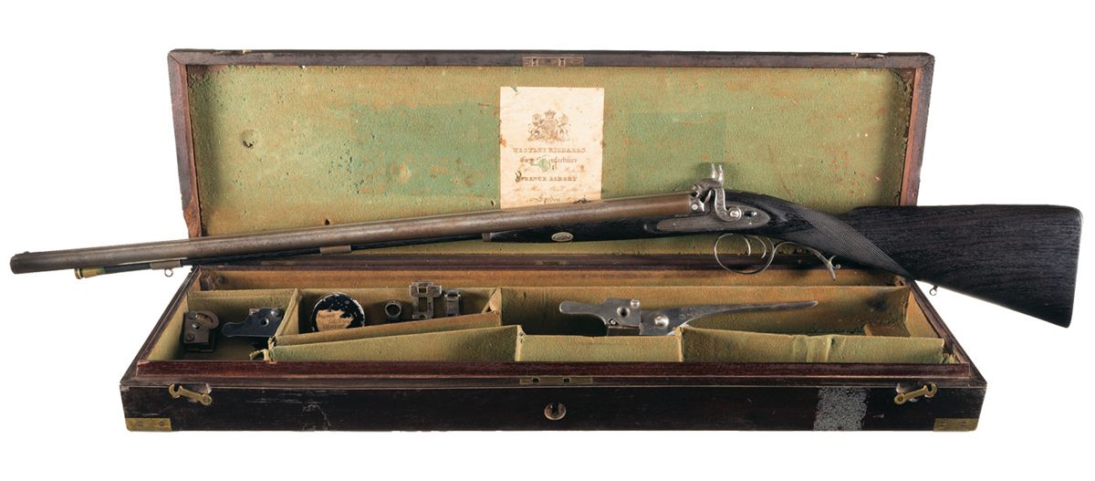 Westley Richards Double Barrel Big Game Percussion Rifle