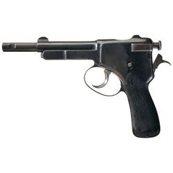 Rare Krnka Model 1895 Semi-Automatic Prototype/Test Pistol with Exceptional Rare Original Magazine S