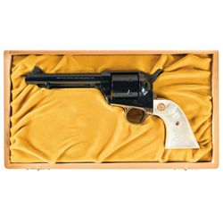 Cased Colt Single Action Army West Virginia Centennial Commemorative Revolver with Colt Letter
