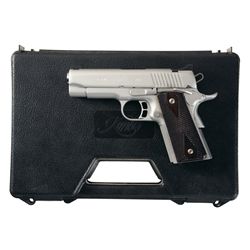 Scarce Kimber Custom Shop Stainless Covert Semi-Automatic Pistol with Original Case and Extra Magazi
