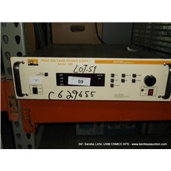 BERTAN 225 HIGH VOLTAGE POWER SUPPLY (print sequence:) 29655