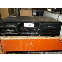 SONY TC WR 500 STERO CASSETTE DECK (print sequence:) 30151