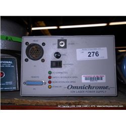 OMNICHROME ION LASER POWER SUPPLY (print sequence:) 2282