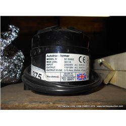 TACIMA SC 5300 / 2 220 TO 110 AUTO TRANSFORMER