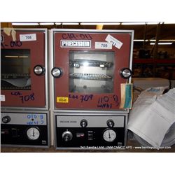 GCA PRECISION VACUUM OVEN (print sequence:) B-011