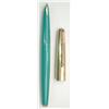 Image 1 : Parker 61 in rare surf green capillary filler £60-80...