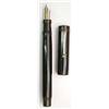 Image 1 : Parker black lucky curve senior Duofold with bandless cap £100-150...