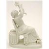 Image 1 : A mid-Victorian Copeland parian figure group, seated mother holding child aloft, impressed mark,...