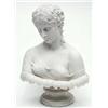 Image 1 : A Victorian Art Union of London parian bust of Clytie, signed C.Delpech and dated 1855, 13ins £40...