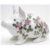 Image 1 : A large Wemyss pig painted with pink flowering clover, marked Wemyss, Made in England (fine crack...