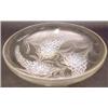 Image 1 : A Lalique clear and opalescent Veronique shallow bowl, moulded R.Lalique France in capitals, diam...