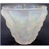 Image 1 : A Lalique opalescent Moissac pattern vase, engraved R.Lalique France in capitals and numbered 992...