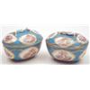 Image 1 : A near pair of 19th century Sevres oval sauce tureens and covers with simple entwined handles and...